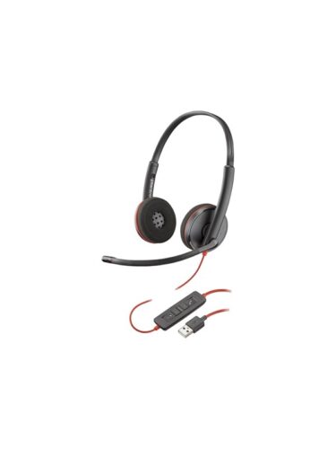 Poly Blackwire 3320 | On Ear headset | Microphone | Active noisereduction – 0197497211153