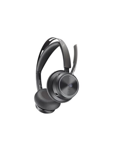 Poly Voyager Focus 2 | On Ear Wireless headset | Microphone | Active noisereduction – 0197029609984