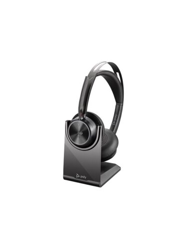 Poly Voyager Focus 2 | On Ear Wireless headset | Microphone | Active noisereduction – 0197029609991