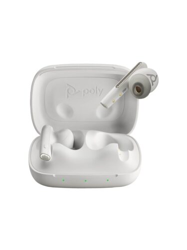 Poly Voyager Free 60 UC White | Bluetooth in-ear Headset | Incl. Charge Case – 0197497054354