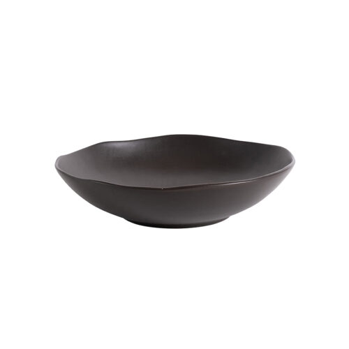 Porsgrunds Porselænsfabrik Natur Dyp Tallerken 16cm Matt Sort – 7026581033025