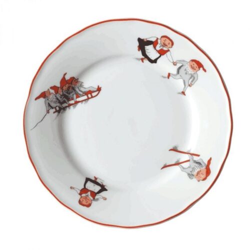 Porsgrunds Porselænsfabrik Nisseservise Tallerken 25cm – 7026580006297