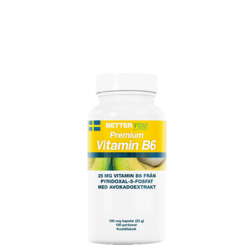 Premium Vitamin B6 100 kapsler – 7350071066157