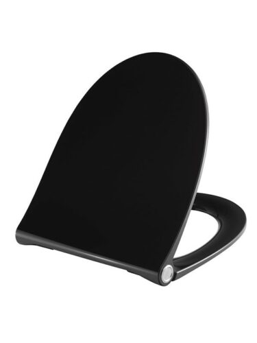 Pressalit Sway norden toiletseat black polygiene with sc – 5708590371375