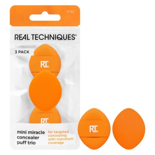 Real Techniques Mini Miracle Concealer Puff Trio – 0079625440874