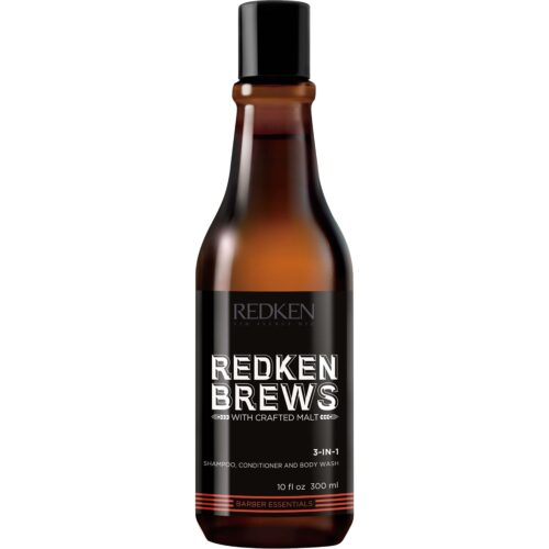 Redken Brews 3-In-1 Shampoo, Conditioner & Body Wash – 300 ml – 0884486336859