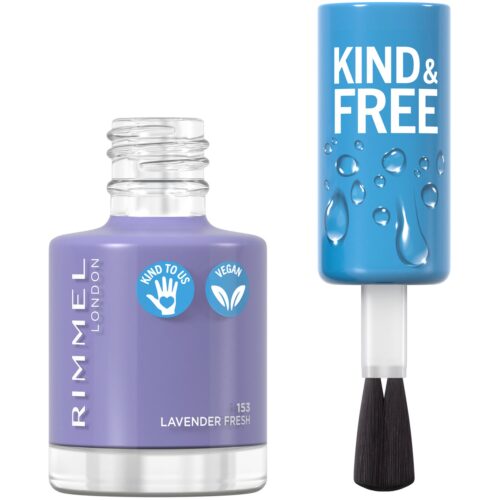 Rimmel London Kind & Free Clean Nail Polish 153 Lavender – 3616302990658