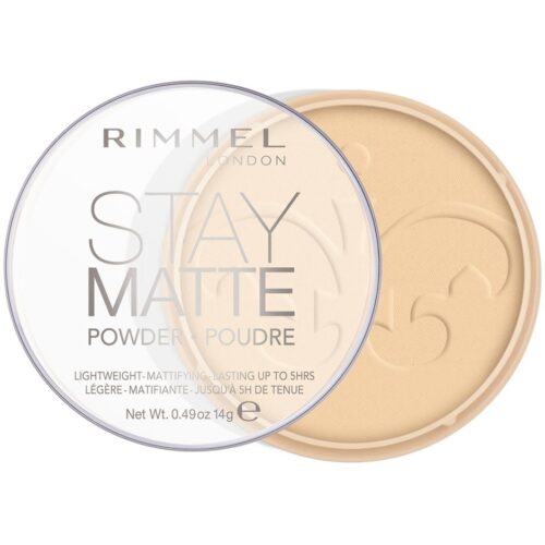 Rimmel London Stay Matte Pressed Powder Transparent 001 – 14 g – 3607345064505