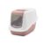 Rosa moderne kattedo med lokk, Nestor Rose – 5411388722791
