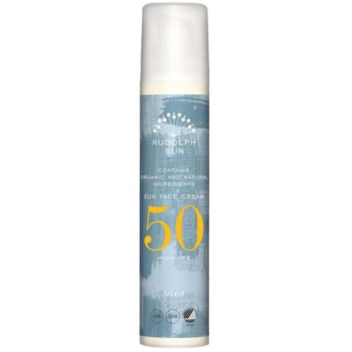 Rudolph Care Sun Face Cream SPF50 Økologisk solkrem 50 ml – 50 ml – 5710111000725