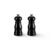 Salt og Pepperkvern Sett Svart 12,5 cm – 0630870165587
