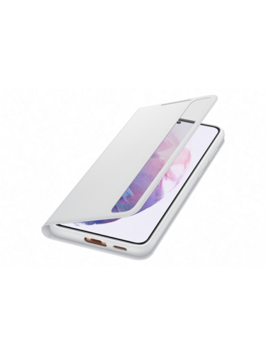 Samsung Galaxy S21 Plus Smart Clear View Cover – Light Grey – 8806090839443