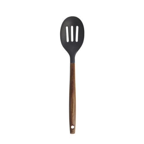 Scanpan Serveringsskje m/Riller 31cm Karbonisert Ask – 0083421207159