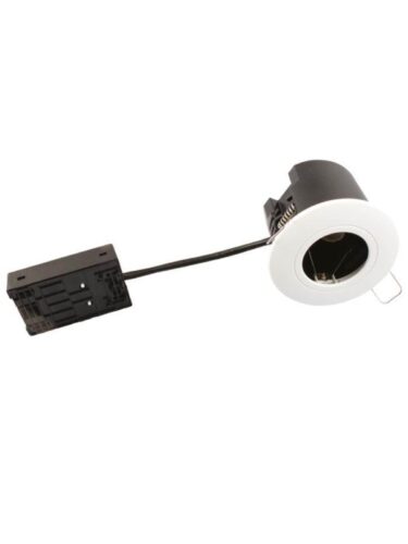 Scan Products Cira fixed 230v gu10 ip44 matt white round – 5713080100519