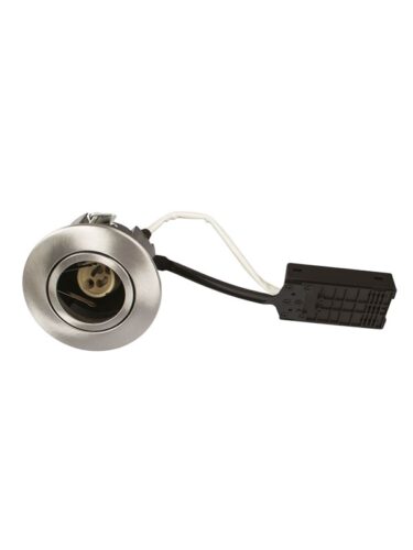 Scan Products Luna quick install 230v gu10 ip44 brushed alu round – 5713080100021