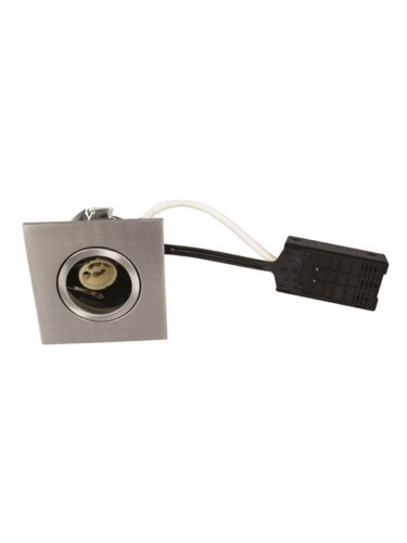 Scan Products Luna quick install 230v gu10 ip44 brushed alu square – 5713080100045