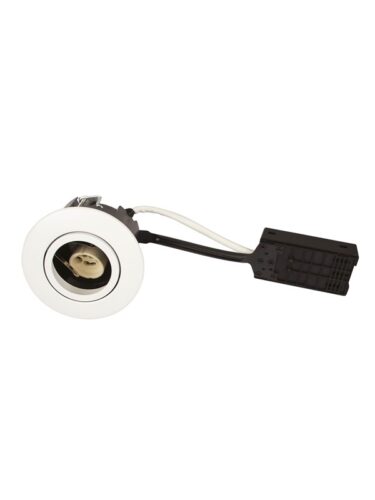Scan Products Luna quick install 230v gu10 ip44 matt white round – 5713080100014