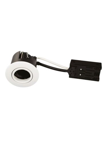 Scan Products Luna quick install 230v gu10 ip44 white round – 5713080100076