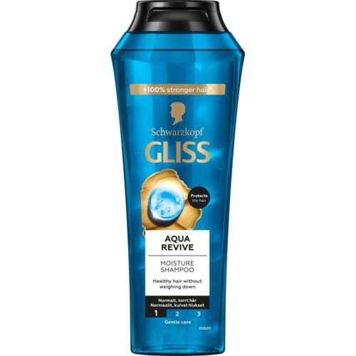 Schwarzkopf  Gliss Moisture Shampoo Aqua Revive  for Dry Hair to Normal Hair – 7332531118347