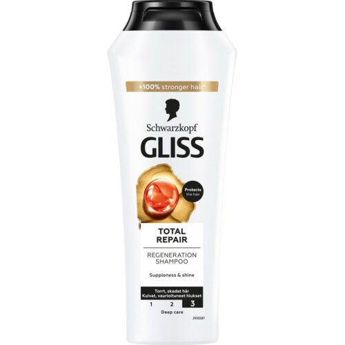 Schwarzkopf Gliss Regeneration Shampoo Total Repair for Dry Hair & Damaged Hair – 7332531117814
