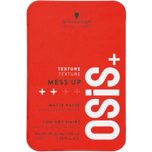 Schwarzkopf Professional Osis+ Mess Up Matte Paste – 100 ml – 4045787314601