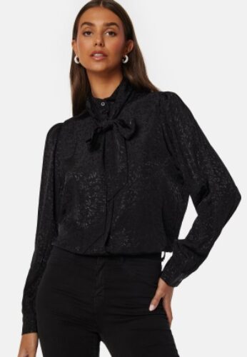 SELECTED FEMME Celeste LS Tie Shirt Black 36 – 5715428511018
