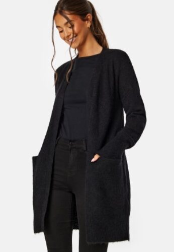 SELECTED FEMME Lulu New LS Knit Cardigan Black S – 5715310382528