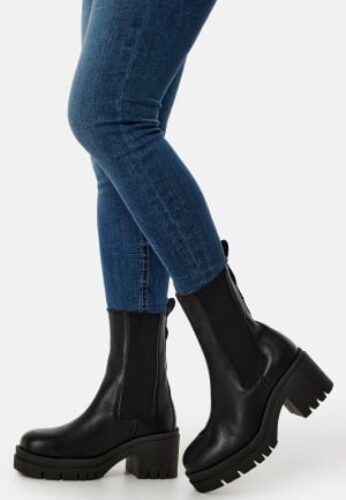 SELECTED FEMME Sage Leather High Heel Boot Black 39 – 5715434978942