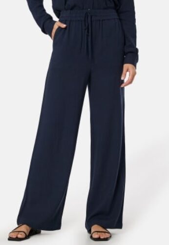SELECTED FEMME Sflviva-Gulia HW  Linen Pant Dark Sapphire 36 – 5715511001570