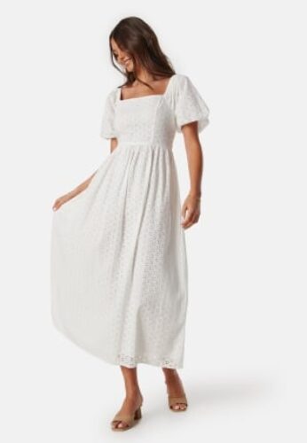 SELECTED FEMME Slfanelli On Off Ankle Dress Snow White 42 – 5715513092644