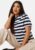 SELECTED FEMME Slfessentail Striped Boxy Tee Dark Sapphire Strip L – 5715507674481