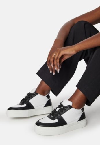 SELECTED FEMME Slfharper Leather Sneaker Black 36 – 5715514805144