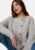 SELECTED FEMME Slflulu LS knit short cardigan Light Grey Melange M – 5714511155429