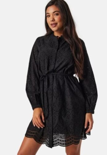 SELECTED FEMME SlfTatiana Short Embr Dress Black 34 – 5715434792234