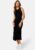SELECTED FEMME Solina Long Knit Dress Black XS – 5715419432452