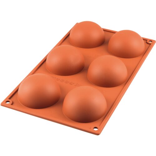 Silikomart Silikonform Halve 6stk – 8032539930253