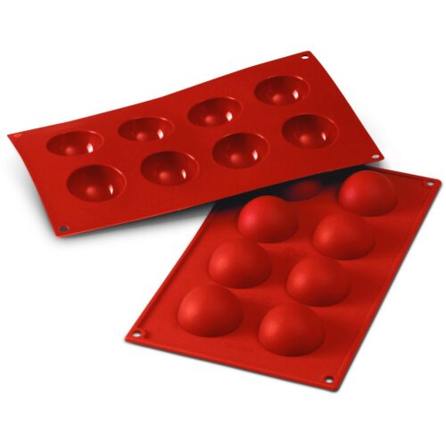 Silikomart Silikonform Halve 8stk – 8032539930314