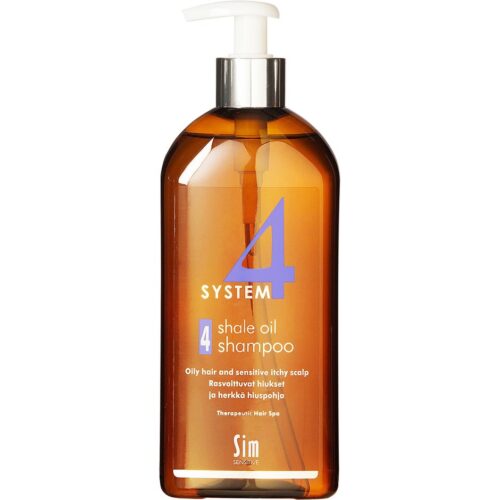 SIM Sensitive System 4 Therapeutic Hair SPA Shale Oil Shampoo 4 Oily Hair, Sensitive and Itchy Scalp – 500 ml – 6417150011789