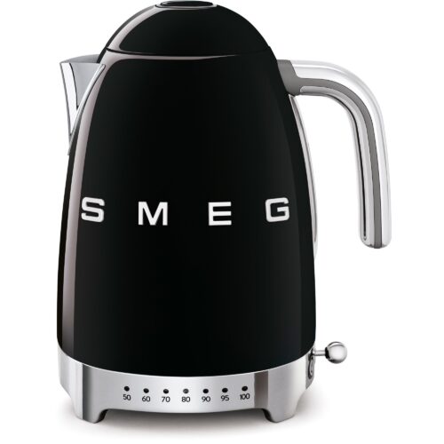 Smeg Vannkoker 1,7 l Justerbar Temperatur Svart – 8017709231309