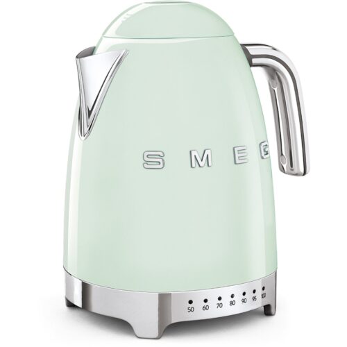 Smeg Vannkoker 1,7 l Pastellgrønn Temperatur Kontroll – 8017709231514