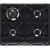 Smeg Victoria Design Gass Kokeplate 59.5cm svart – 8017709200121