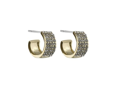 Snö of Sweden Carrie Small Ring Ear Gold/Clear Gold/Clear – 7323160767105