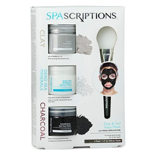 SpaScriptions Dead Sea, Charcoal & Clay Masks 150 ml – 0814655024805