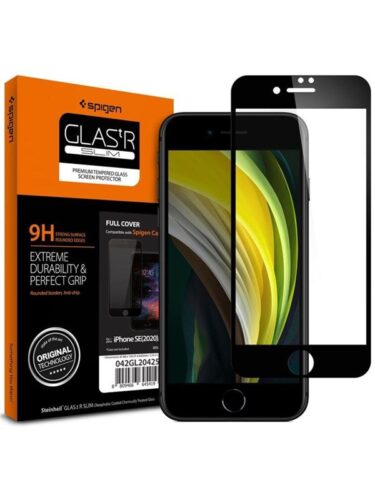 Spigen Glass FC HD – black – iPhone SE (2022/2020)/8/7 – 8809710753174