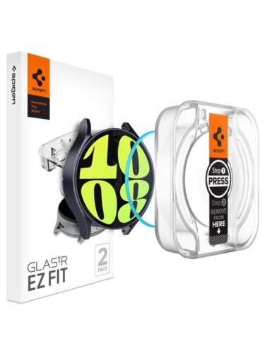 Spigen Glass tR EZ Fit 2 Pack – Samsung Galaxy Watch6 44mm – 8809896748735