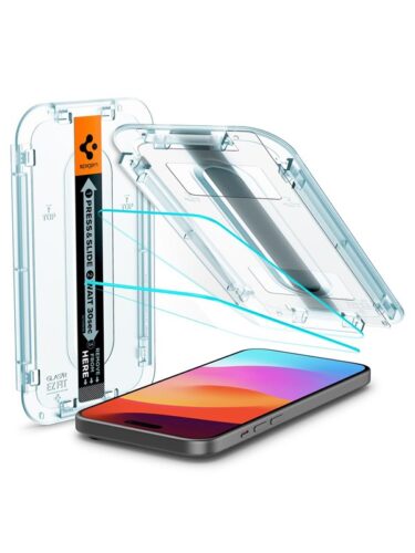 Spigen Glass tR EZ Fit 2 Pack – transparency – iPhone 15 – 8809896752244