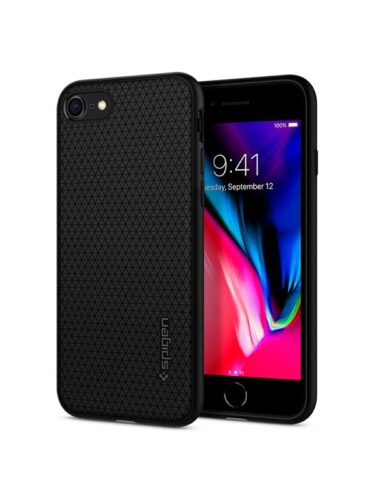 Spigen Liquid Air – black – iPhone SE (2022/2020)/8/7 – 8809466646270