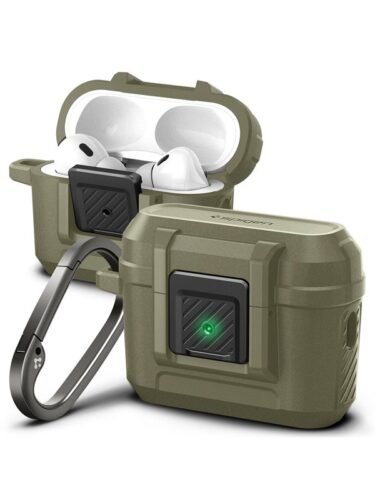Spigen Lock Fit – vintage khaki – AirPods Pro 2 – 8809896742696