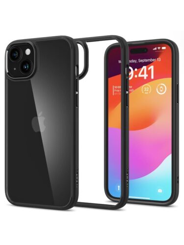 Spigen Ultra Hybrid – matte black – iPhone 15 – 8809896751209