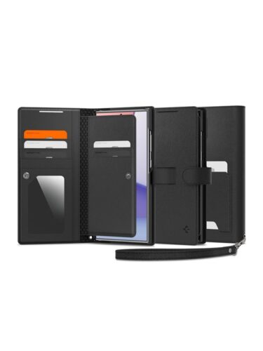 Spigen Wallet S Plus – black – Samsung Galaxy S24 Ultra – 8809971221931